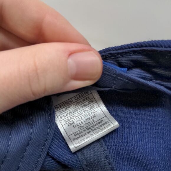 Reebok NFL Men's Strapback Tennessee Titans Hat Blue OSFA Embroidered Logo - Picture 14 of 14